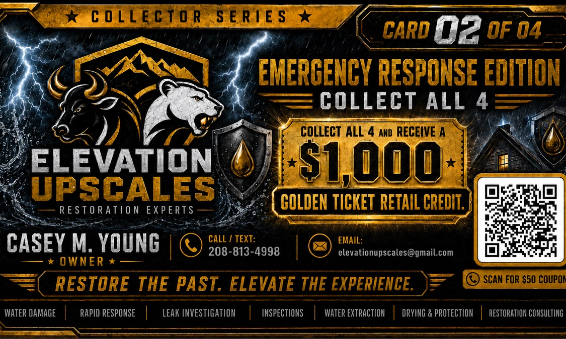Official Emergency Response Edition Elevation UpScales Collector Series card
