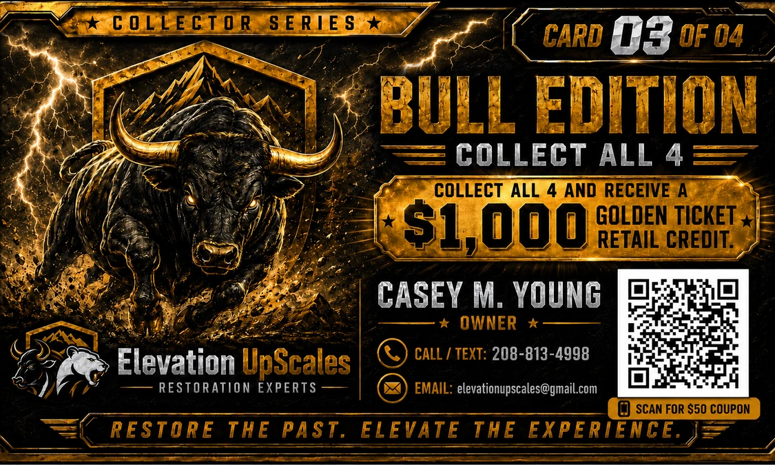 Official Bull Edition Elevation UpScales Collector Series card