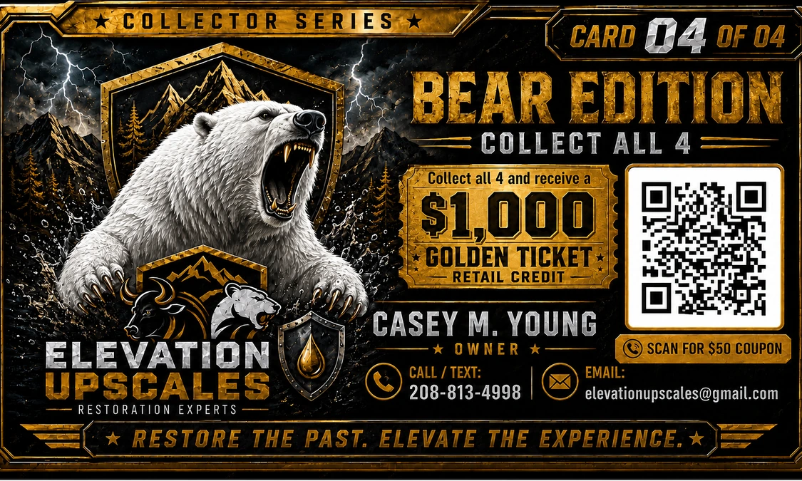 Official Polar Bear Edition Elevation UpScales Collector Series card
